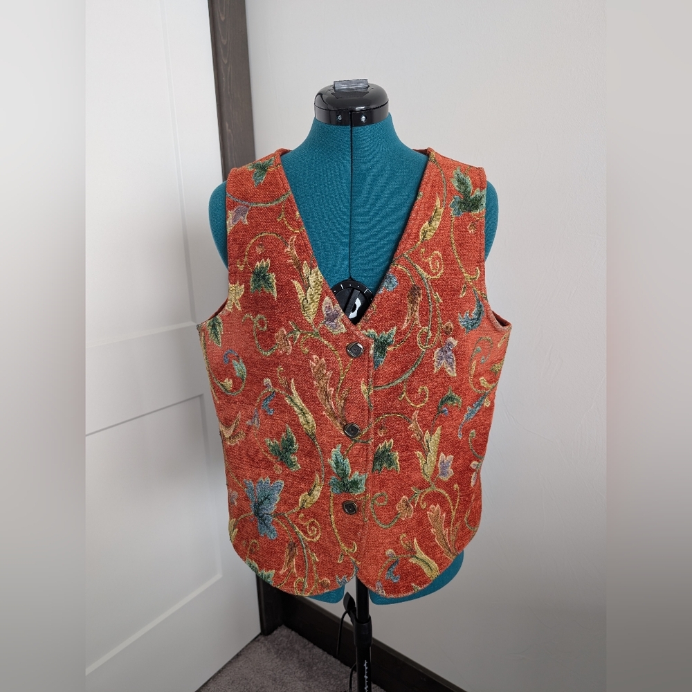 Vintage 90's BFA Classics tapestry vest